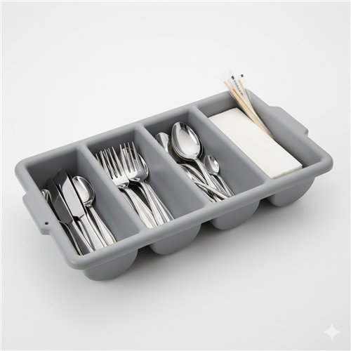 Polypropylene Cutlery Tray 550×360×90mm | Stalwart DA-JGM606