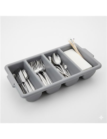 Polypropylene Cutlery Tray 550×360×90mm | Stalwart DA-JGM606