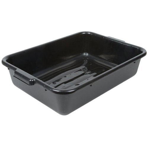 Polypropylene Service Tray Container 560×400×120mm Black | Stalwart DA-JGM610