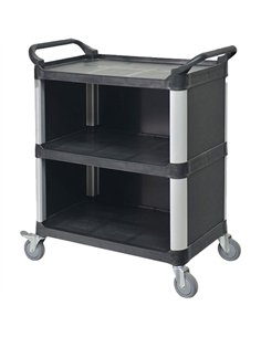Professional 3‑Tier Busing Trolley Cart 810×435×910cm | Stalwart DA-JGM708