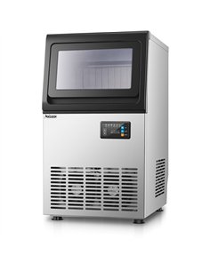 Commercial Gourmet Ice Cube Maker 30kg/24h with 10kg Storage Bin 350×473×626mm | Stalwart DA-SKFATS55PL