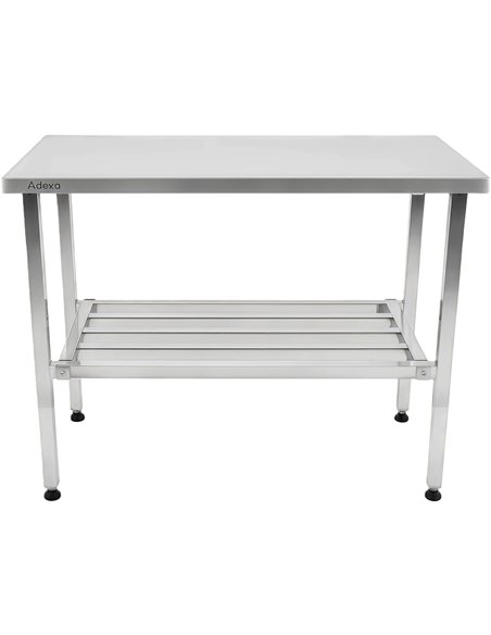 Adjustable Elevating Stainless Steel Work Table 1400×600×700–1000 mm | Stalwart DA-MCEWA60140