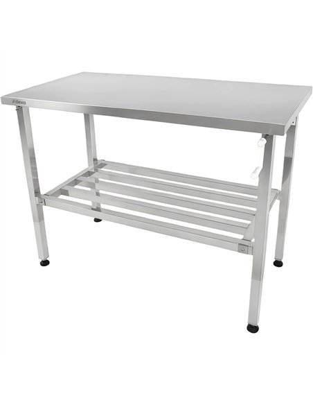 Adjustable Elevating Stainless Steel Work Table 1400×600×700–1000 mm | Stalwart DA-MCEWA60140