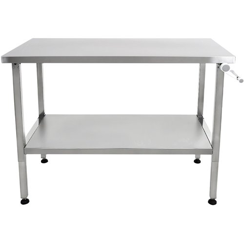 Stainless Steel Elevating Work Table 1200 × 600 × H700–1000 mm | Stalwart DA-MCEWB60120
