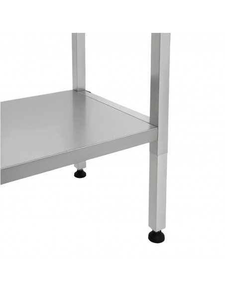 Stainless Steel Elevating Work Table 1400 × 600 × H700–1000 mm | Stalwart DA-MCEWB60140