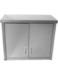 Stainless Steel Wall Cabinet with Swing Doors – 800 × 400 × 650 mm | Stalwart DA-SWC80402DW