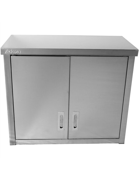Stainless Steel Wall Cabinet with Swing Doors – 800 × 400 × 650 mm | Stalwart DA-SWC80402DW