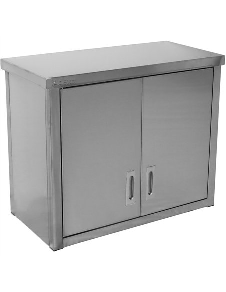 Stainless Steel Wall Cabinet with Swing Doors – 800 × 400 × 650 mm | Stalwart DA-SWC80402DW