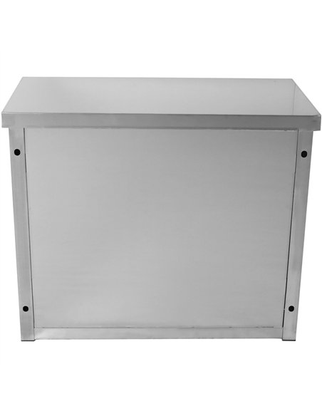 Stainless Steel Wall Cabinet with Swing Doors – 800 × 400 × 650 mm | Stalwart DA-SWC80402DW