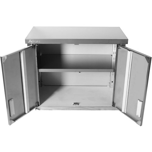 Stainless Steel Wall Cabinet with Swing Doors – 800 × 400 × 650 mm | Stalwart DA-SWC80402DW