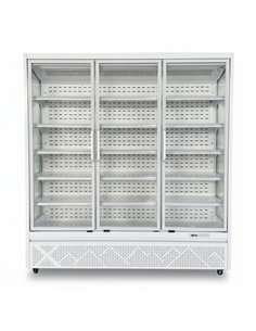 1715L Triple Glass Door Upright Display Refrigerator – 1880 × 720 × 2030 mm White| Stalwart DA-LKL208 2