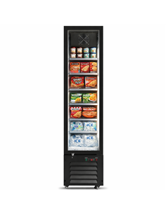 164L Single-Door Commercial Freezer 420×485×1880 mm Black| Stalwart DA-LKL216