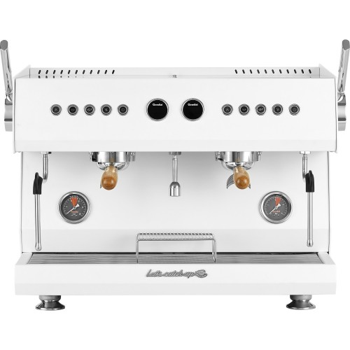 2 Group Premium Commercial Espresso Coffee Machine 678 × 528 × 550 mm White | Stalwart DA-LAFRANCO110