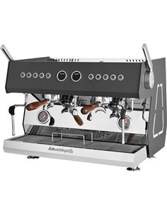 2 Group Premium Commercial Espresso Coffee Machine 678 × 528 × 550 mm Dusky Grey | Stalwart DA-LAFRANCO112