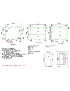 Modular Walk-In Freezer Room Kit with Wall-Mounted Refrigeration Unit – Commercial Frozen Storage System 3000×2400×2200mm | Stal