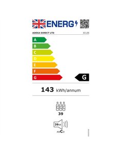 Premium Professional Wine cooler Dual zone 39 bottles | Stalwart DA-JC120 2