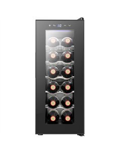 Commercial Wine Cooler Glass Door 12 Bottles 34L 265 x 515 x 645 mm | Stalwart DA-BCW36A