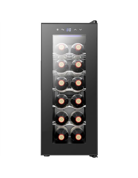 Commercial Wine Cooler Glass Door 12 Bottles 34L 265 x 515 x 645 mm | Stalwart DA-BCW36A