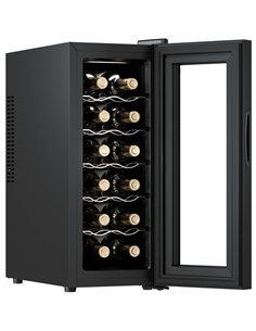 Commercial Wine Cooler Glass Door 12 Bottles 34L 265 x 515 x 645 mm | Stalwart DA-BCW36A 2