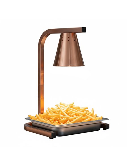 Commercial Food Warmer GN1/2 – 1 Heating Lamp 230×560×305 mm 250W Gold| Stalwart DA-EWL03G1