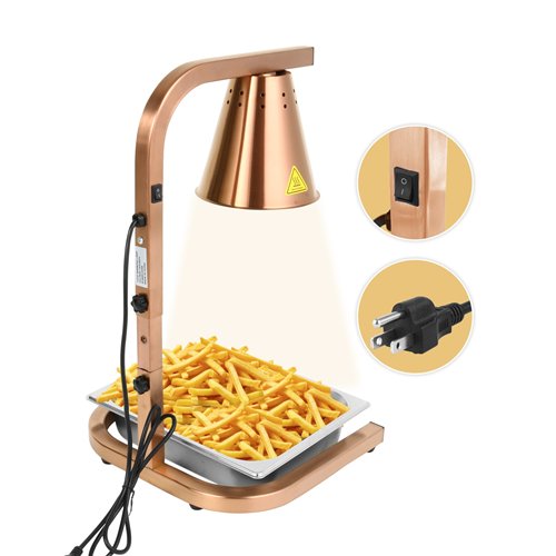 Commercial Food Warmer GN1/2 – 1 Heating Lamp 230×560×305 mm 250W Gold| Stalwart DA-EWL03G1