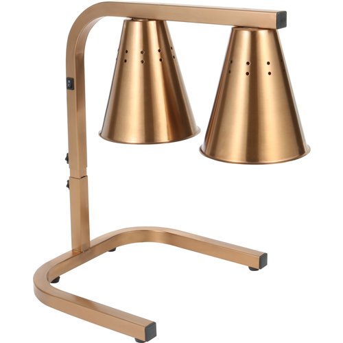 Commercial Food Warmer GN1/2 – 2 Heating Lamps 430×560×305 mm 500W Gold| Stalwart DA-EWL03G2