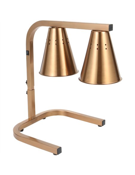 Commercial Food Warmer GN1/2 – 2 Heating Lamps 430×560×305 mm 500W Gold| Stalwart DA-EWL03G2