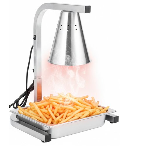 Commercial Food Warmer GN1/2 – 1 Heating Lamp 230×560×305 mm 250W Silver| Stalwart DA-EWL03S1