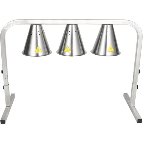 Commercial Food Warmer GN1/1 – 3 Heating Lamps 660×660×560 mm 750W Silver| Stalwart DA-EWL03S3