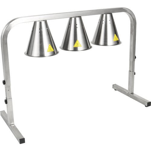 Commercial Food Warmer GN1/1 – 3 Heating Lamps 660×660×560 mm 750W Silver| Stalwart DA-EWL03S3