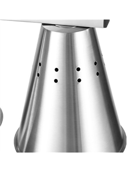 Commercial Food Warmer GN1/1 – 3 Heating Lamps 660×660×560 mm 750W Silver| Stalwart DA-EWL03S3