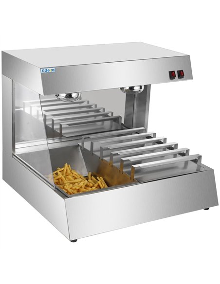 Commercial Counter Top Chip Display Warmer 800×710×685mm | Stalwart DA-HCW8