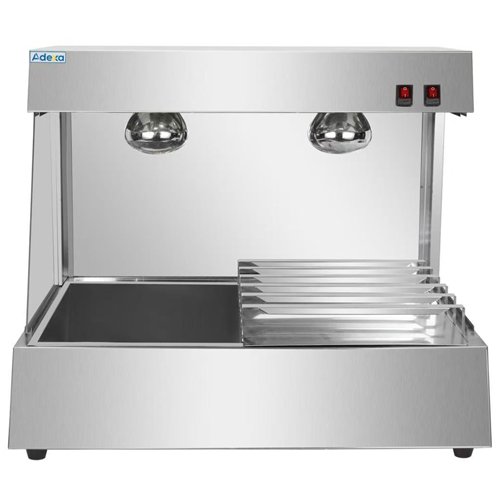 Commercial Counter Top Chip Display Warmer 800×710×685mm | Stalwart DA-HCW8