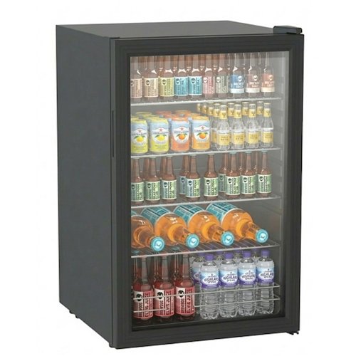 Commercial Beverage Cooler Glass Door 115 Litres 540 x 539 x 845 mm| Stalwart DA-BG115A