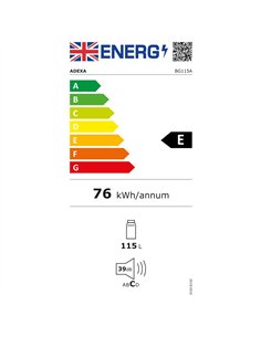 Commercial Beverage Cooler Glass Door 115 Litres 540 x 539 x 845 mm| Stalwart DA-BG115A 2