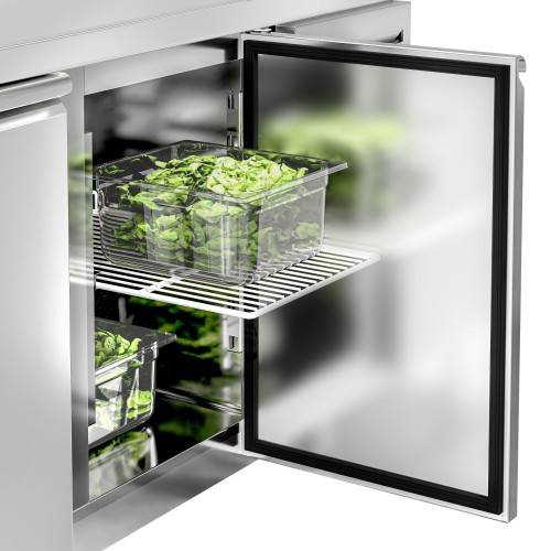 Commercial 4 Door Counter Fridge –...