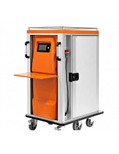 Hospital Hot & Cold Meal Delivery Trolley – 24 Tray Capacity – Dual Temp, 0–6°C Cold & 50–100°C Hot, Hospital & Catering Use