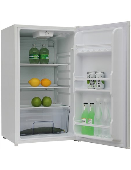Compact Under-Counter Fridge 92L Direct Cooling 475x436x832mm White | Stalwart DA-NBLM102