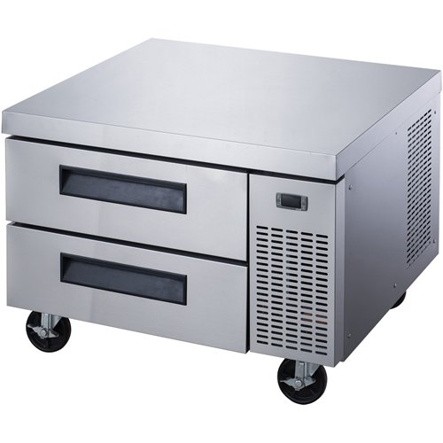 Commercial Refrigerated Chef Base 2 Drawer GN 1/1 Compatible 915×820×635mm | Stalwart DA-DCB36