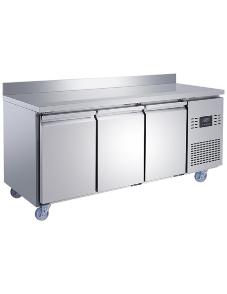 Commercial 3 Door Counter Fridge - Stainless Steel Prep Fridge 1794×700×950mm | Stalwart DA-SUP104