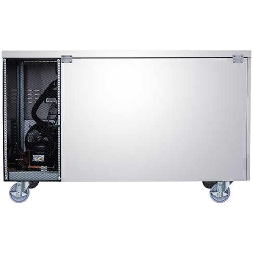 Commercial 2 Door Counter Freezer - Stainless Steel Prep Freezer 1349×700×850mm | Stalwart DA-SUP108