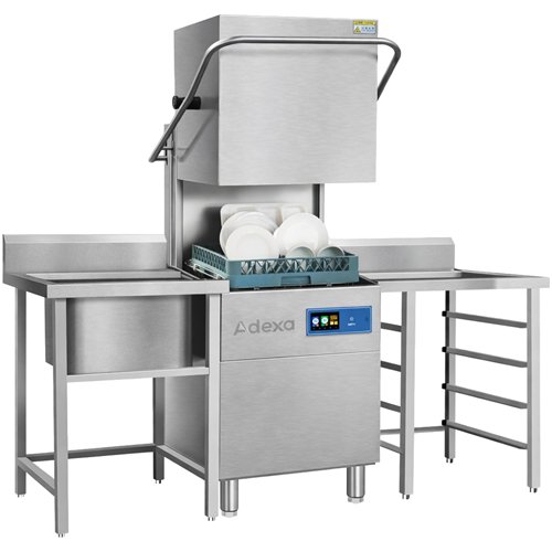 Digital Commercial Pass-Through Digital Dishwasher 60 Racks/h 220V | Stalwart DA-DAVS102