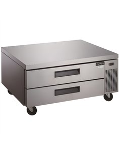 Commercial Refrigerated Chef Base 2 Drawer GN 1/1 Compatible 1524×820×635mm | Stalwart DA-DCB5260
