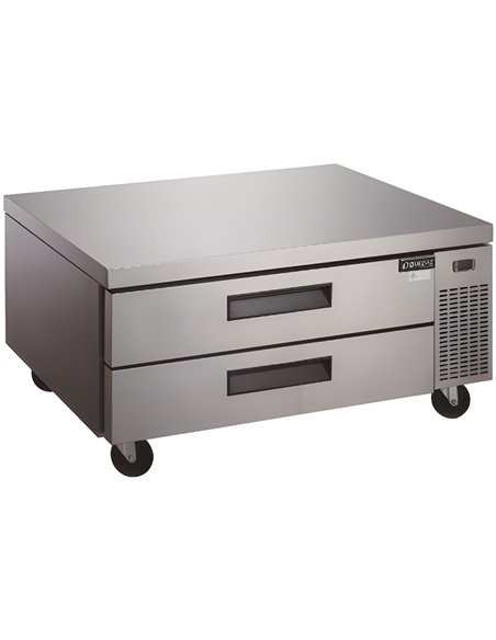 Commercial Refrigerated Chef Base 2 Drawer GN 1/1 Compatible 1524×820×635mm | Stalwart DA-DCB5260