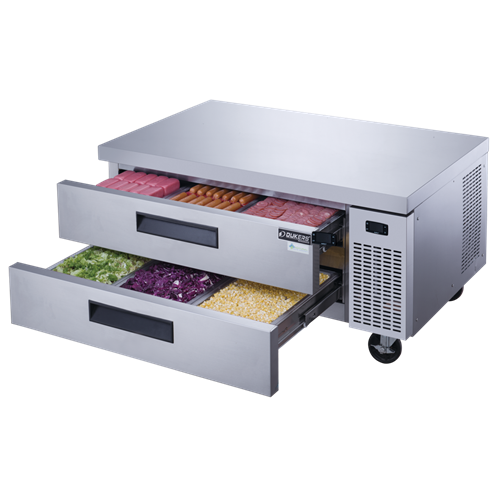 Commercial Refrigerated Chef Base 2 Drawer GN 1/1 Compatible 1524×820×635mm | Stalwart DA-DCB5260