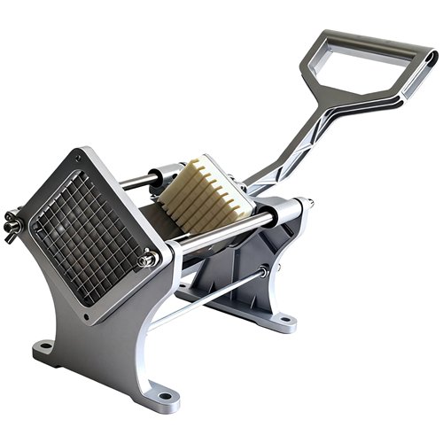 Professional Manual Chip Cutter &amp Vegetable Cutter Stainless Steel 3 Blade Sizes 7mm 10mm 15mm | Stalwart DA-ST1SON