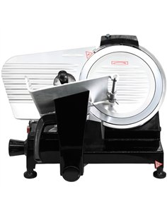 Premium Commercial Meat Slicer 10''/250mm Aluminium Body with Black Coating 560×465×420mm | Stalwart DA-SY250ABLACK