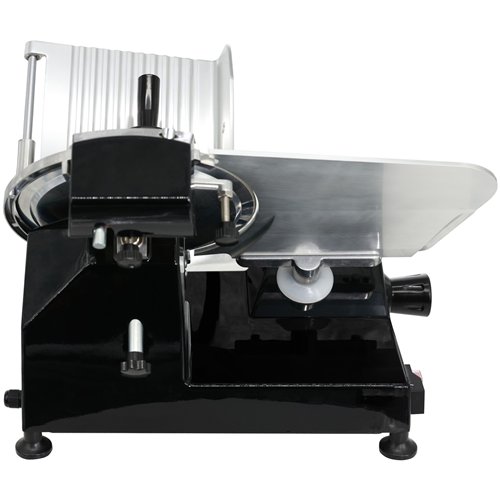 Premium Commercial Meat Slicer 10''/250mm Aluminium Body with Black Coating 560×465×420mm | Stalwart DA-SY250ABLACK
