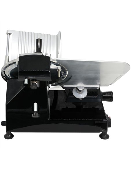 Premium Commercial Meat Slicer 10''/250mm Aluminium Body with Black Coating 560×465×420mm | Stalwart DA-SY250ABLACK