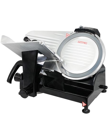 Premium Commercial Meat Slicer 12''/300mm Aluminium Body with Black Coating 635×525×490mm | Stalwart DA-SY300ABLACK